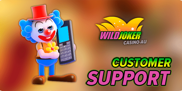 Support team at Wild Joker Casino
