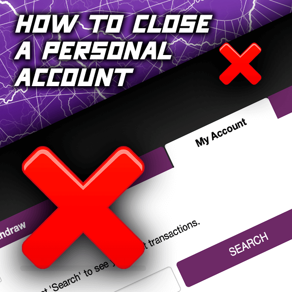 How to close a personal account at our online casino