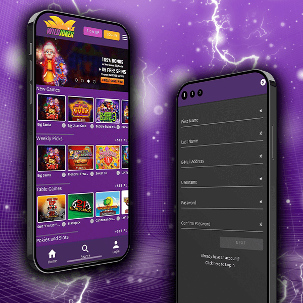 Join Wild Joker Casino via Mobile Devices