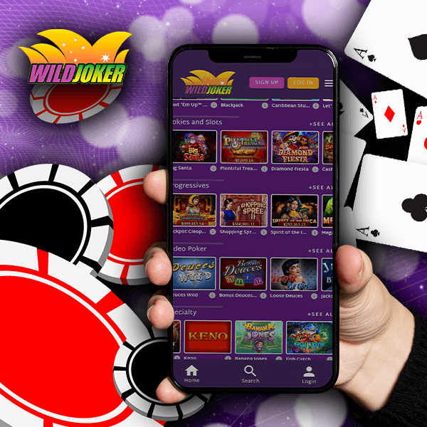 Play From a Mobile Phone on Wild Joker Casino