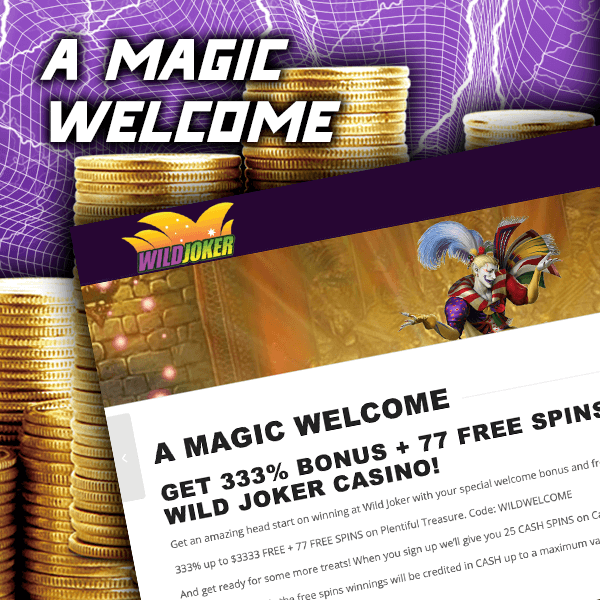 A Magic Welcome Promotion at Wild Joker Casino