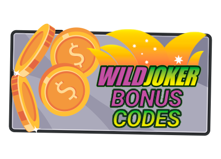 A working phone with coins on it and a bonus code at WildJoker